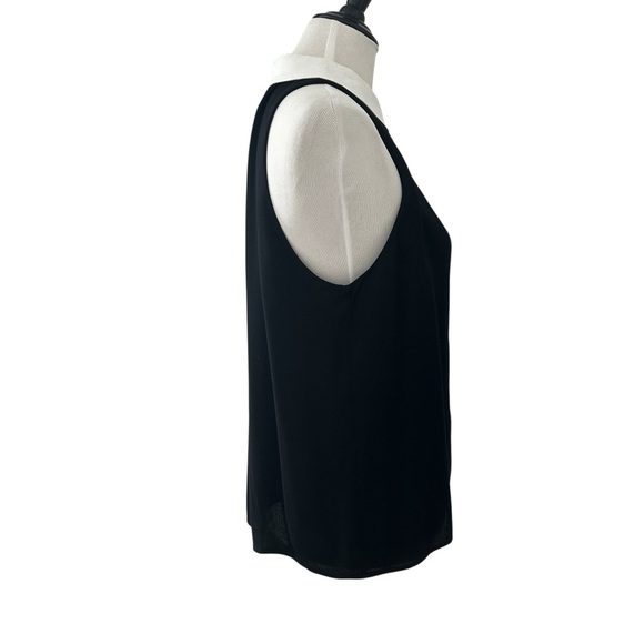 Elegant A.L.C Black and White Women's Sleeveless Top - Picture 3 of 13